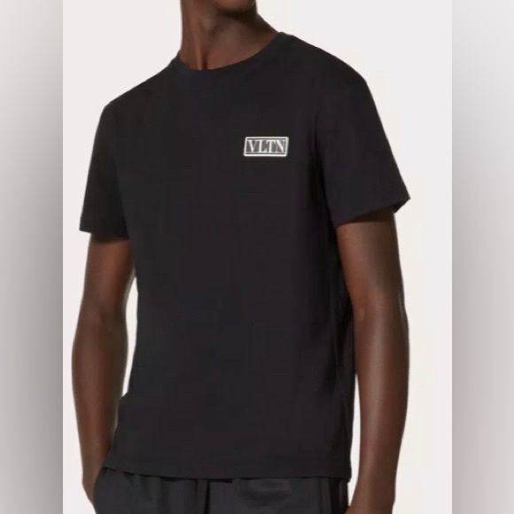 VALENTINO MENS COTTON T-SHIRT WITH VLTN TAG SZ L - Picture 2 of 11